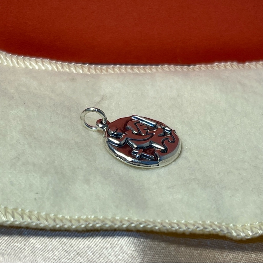 Retired James Avery 925 Sterling Silver St. Christopher Medallion Pendant Charm - Picture 5 of 10